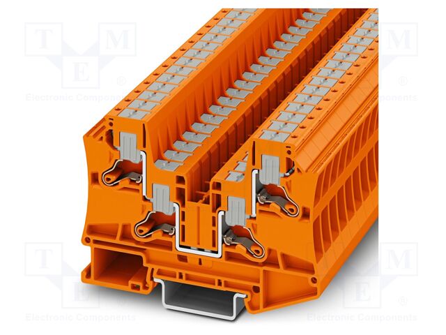 Splice terminal: rail; PTV; 41A; 1kV; push-in; L: 57.6mm; 0.5÷10mm2
