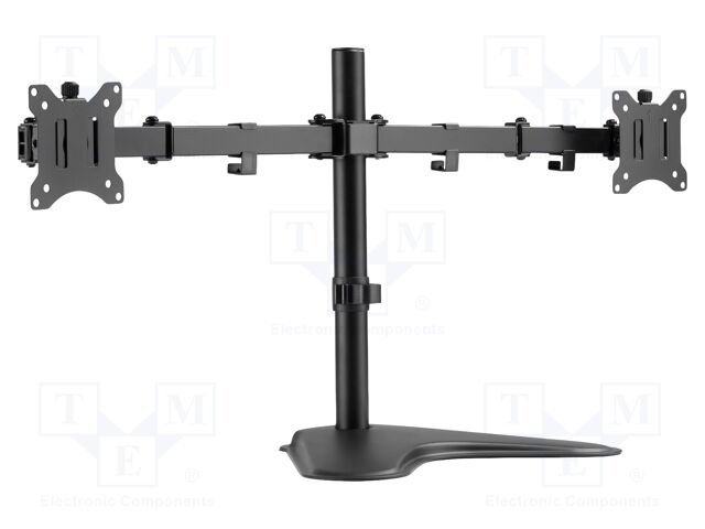 Stand; 8kg; 15÷35"; black; Arm len: 389mm; Dim: 893x280x415mm
