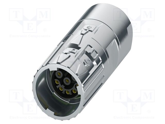 Connector: M17; plug; M17 PRO; PIN: 8; 60V; 8A; IP67; crimped