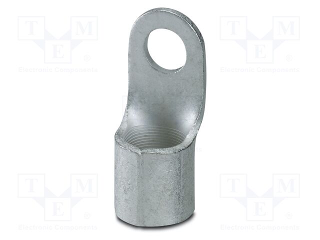 Non-insulated; Body: silver; Tip: ring