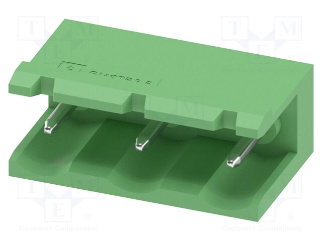 PCB headers, nominal cross section: 2.5 mm?, color: green, n