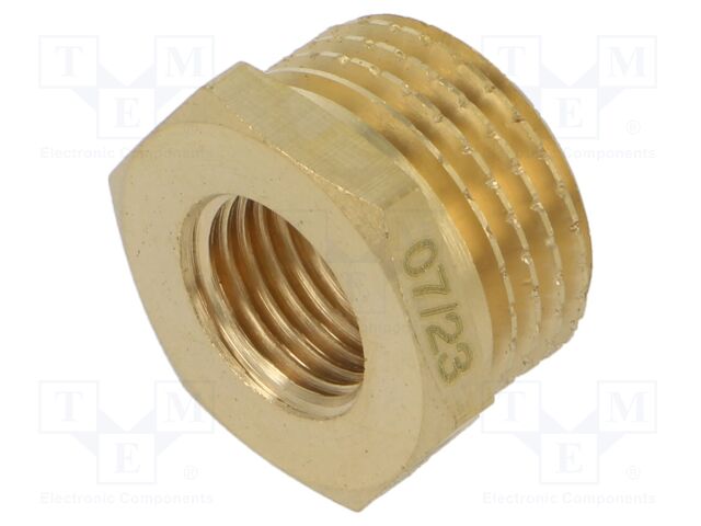 Male-female,reductive; max.6bar@<90°C,max.16bar@10°C÷30°C