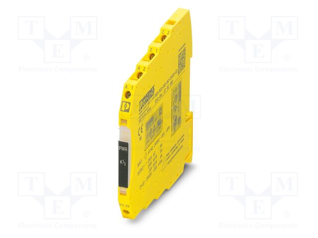 Module: safety relay; 24VDC; for DIN rail mounting; -40÷70°C