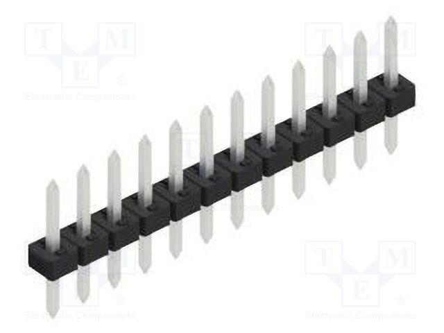 Connector: pin strips; pin header; male; PIN: 12; 2mm; THT; 1x12