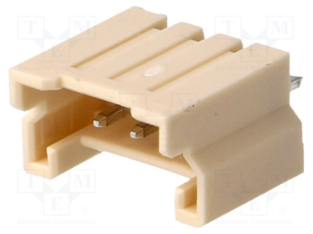 Socket; wire-board; male; Sherlock; 2mm; PIN: 3; THT; on PCBs; 2A