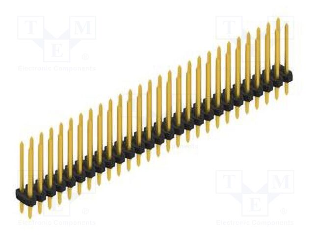 Connector: pin strips; pin header; male; PIN: 54; 2mm; THT; 2x27