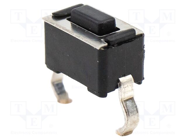 Microswitch TACT; SPST-NO; Pos: 2; 0.05A/12VDC; THT; none; 1.3N