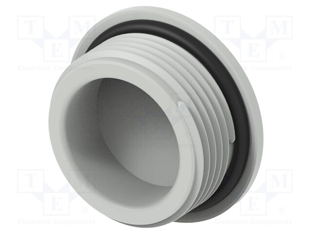 Stopper; polyamide; light grey; IP68; Entrelec; Gland: M25; 10mm