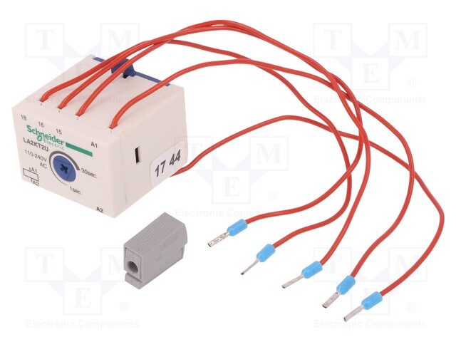 Time delay contacts; Series: TeSys K; Leads: screw terminals