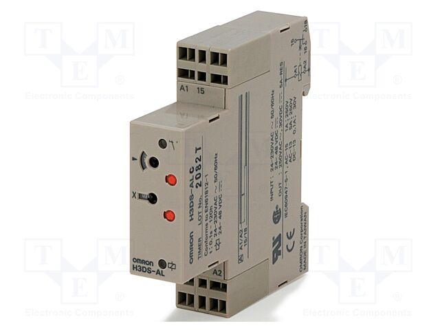 Timer; 0,1s÷120h; SPDT; 250VAC/5A; Usup: 24÷230VAC; 24÷48VDC