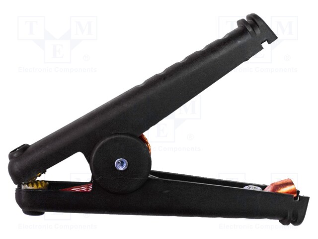 Crocodile clip; 400A; Grip capac: max.41mm; Overall len: 165mm