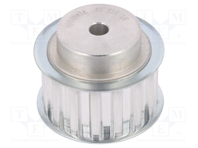 Belt pulley; T10; W: 25mm; whell width: 40mm; Ø: 49.1mm; aluminium