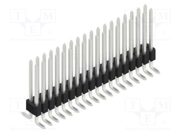 Connector: pin strips; pin header; male; PIN: 36; 1.27mm; SMT; 2x18