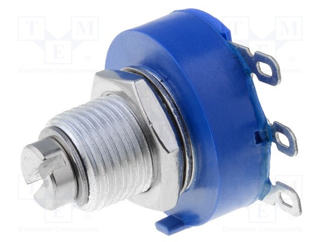 Potentiometer: shaft; single turn; 50kΩ; 2W; ±10%; 6.35mm; linear