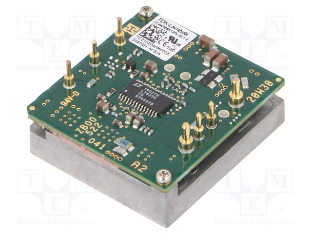 Converter: DC/DC; 300W; Uin: 9÷53V; Uout: 9.6÷48V; Iout: 8A; 49g