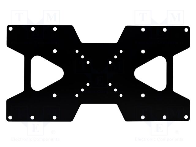 VESA adapter; black; steel