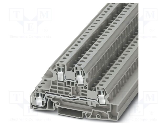 Splice terminal: rail; PA; ways: 2; terminals: 4; W: 8.2mm; H: 95mm