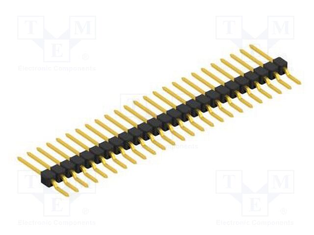 Connector: pin strips; pin header; male; PIN: 25; 2.54mm; SMT; 1x25