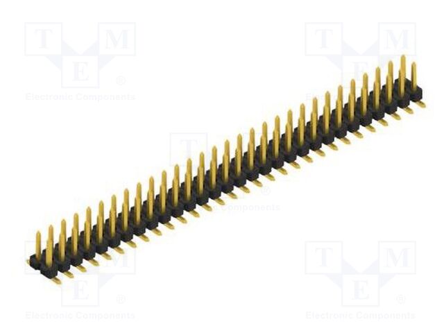 Connector: pin strips; pin header; male; PIN: 60; 2.54mm; SMT; 2x30