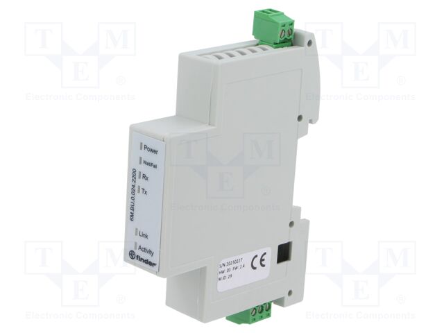 Converter; Modbus TCP/IP / Modbus RTU; for DIN rail mounting