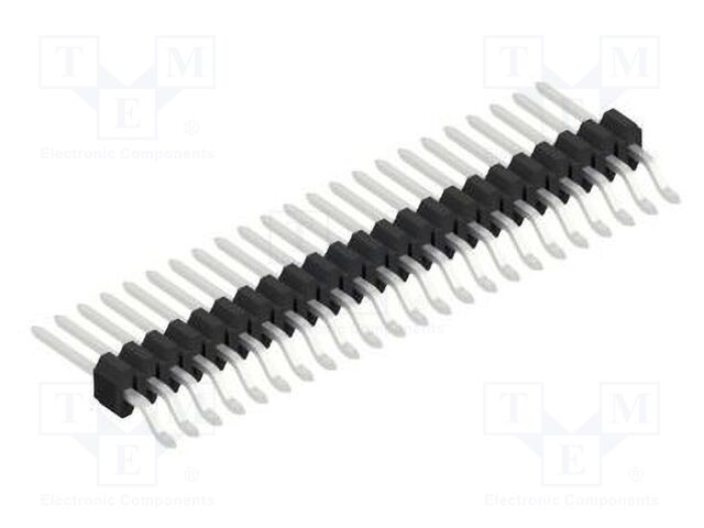 Connector: pin strips; pin header; male; PIN: 23; 1.27mm; SMT; 1x23