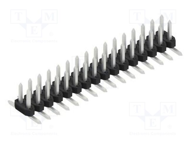 Connector: pin strips; pin header; male; PIN: 32; 2mm; SMT; 2x16