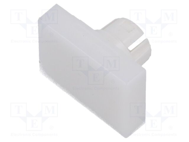 Actuator lens; 16mm; 51; white; plastic; 15.3x21.5mm