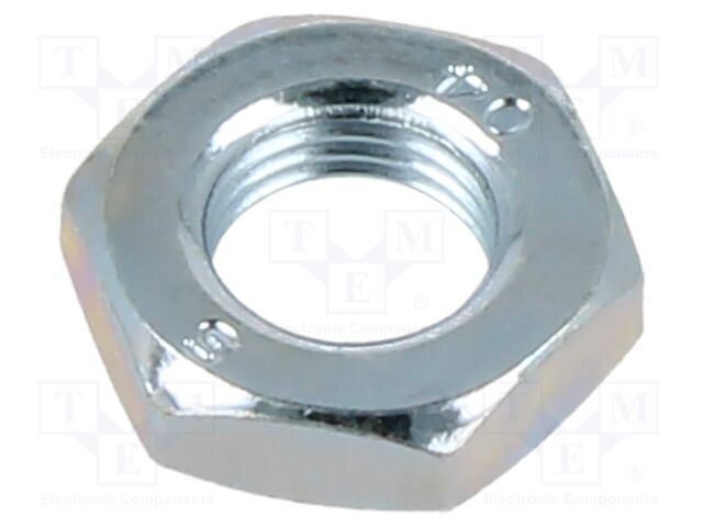 Nut; hexagonal; M10; steel; Plating: zinc; BN 1207; DIN 439B