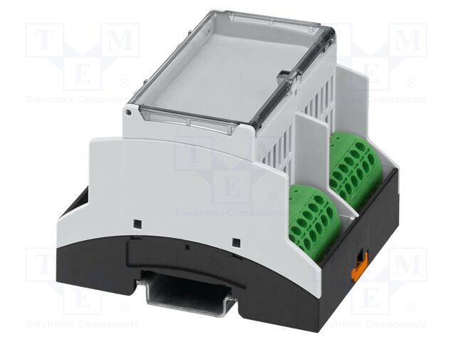 Enclosure: for DIN rail mounting; Y: 89.7mm; X: 71.6mm; Z: 60.7mm