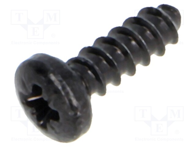 Screw; for XLR sockets; Thread: 2,9; 8mm; Head: cheese head