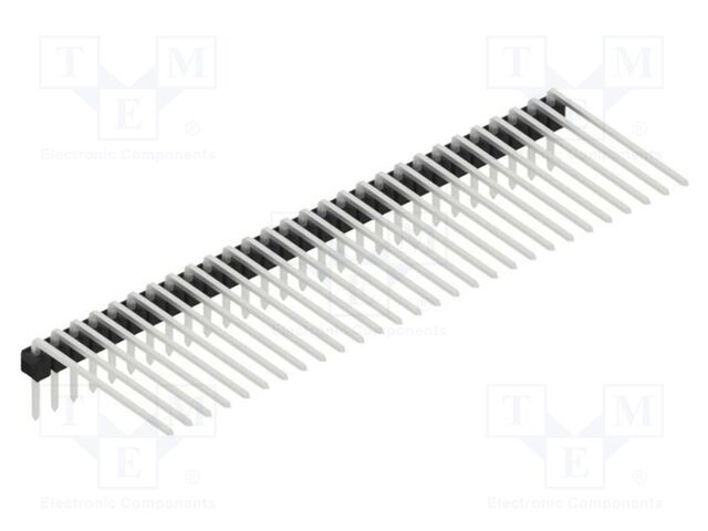 Connector: pin strips; pin header; male; PIN: 28; 2.54mm; THT; 1x28