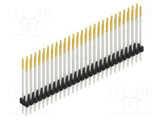 Connector: pin strips; pin header; male; PIN: 56; 2.54mm; THT; 2x28
