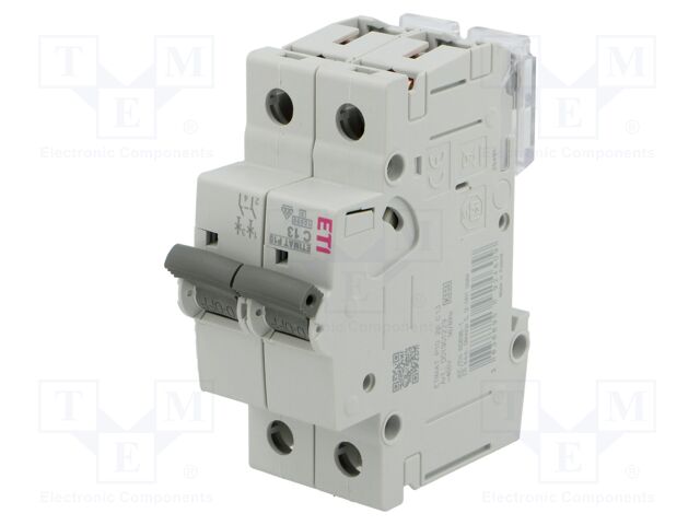 Circuit breaker; 230/400VAC; for DIN rail mounting; Charact: C