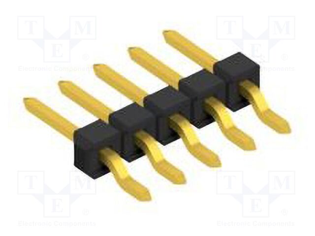 Connector: pin strips; pin header; male; PIN: 5; 2.54mm; SMT; 1x5