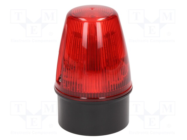 Signaller: lighting; continuous light,blinking light; red; IP65