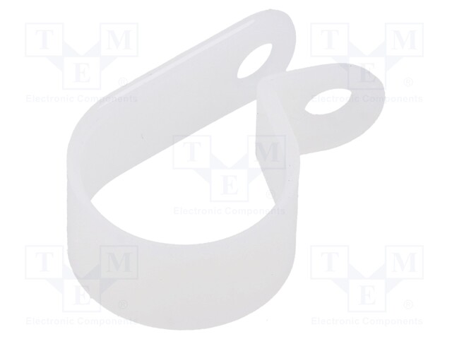 Fixing clamp; ØBundle : 3.2mm; Ømount.hole: 5.2mm; W: 9.5mm