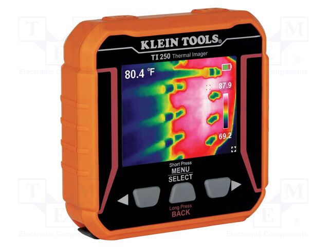 Infrared camera; LCD TFT 2,4"; 320x240; 9Hz; -20÷400°C; IP54; 50mK