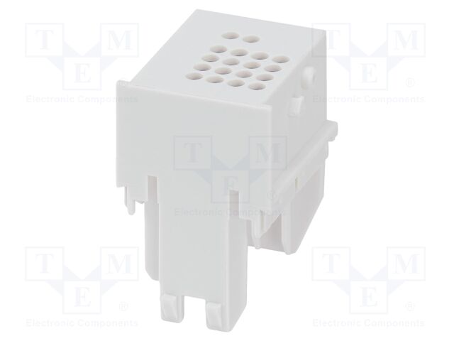 Cover; grey; UL94V-0; ME-IO 18,8; PA; X: 18.9mm; Y: 21.9mm; Z: 26mm