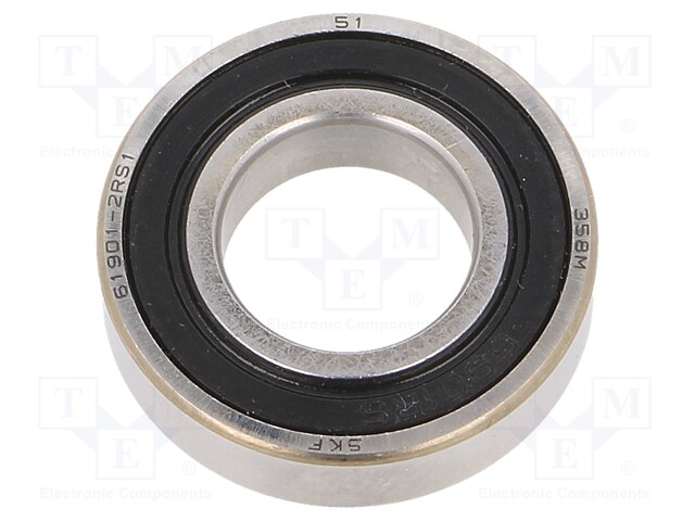 Bearing: single row deep groove ball; Øint: 12mm; Øout: 24mm