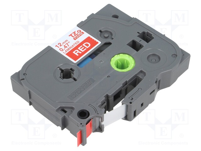 Tape; Width: 12mm; Colour: red; Character colour: white; L: 8m