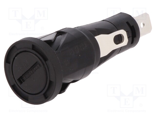 Fuse holder; cylindrical fuses; 6,3x32mm; 250V; -55÷70°C; UL94V-2