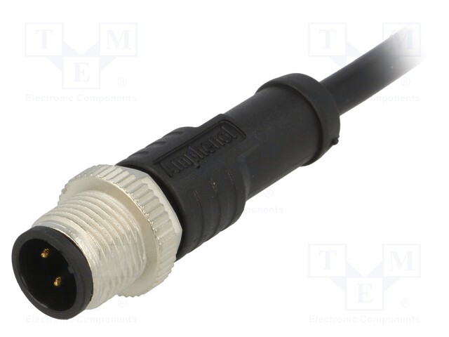 Plug; M12; PIN: 4; male; A code-DeviceNet / CANopen; 1m; IP68,IP69K