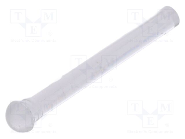 Fiber for LED; round; Ø2.2mm; Front: convex; straight; IP68