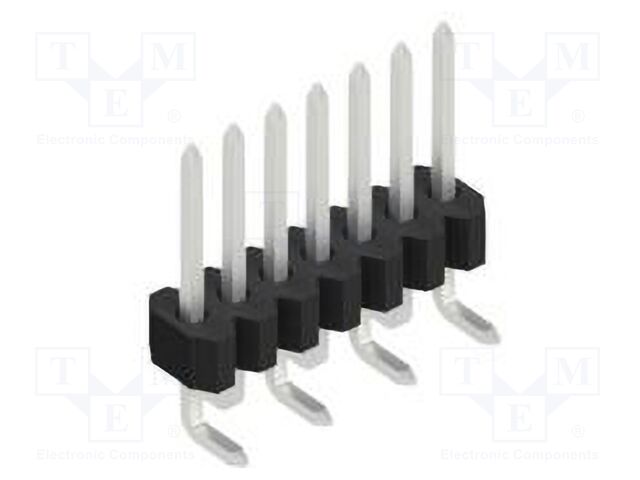 Connector: pin strips; pin header; male; PIN: 7; 1.27mm; SMT; 1x7