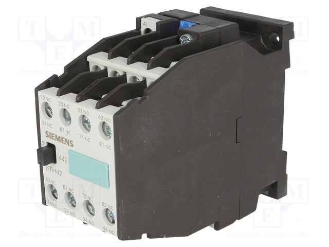 Contactor: 8-pole; NC x4 + NO x4; 230VAC; 10A; DIN