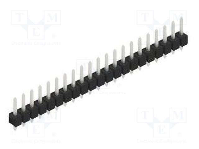 Connector: pin strips; pin header; male; PIN: 21; 2.54mm; THT; 1x21