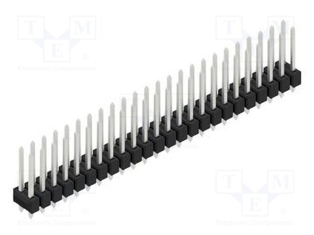 Connector: pin strips; pin header; male; PIN: 48; 2.54mm; THT; 2x24