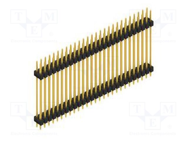 Connector: pin strips; pin header; male; PIN: 54; 2.54mm; THT; 2x27