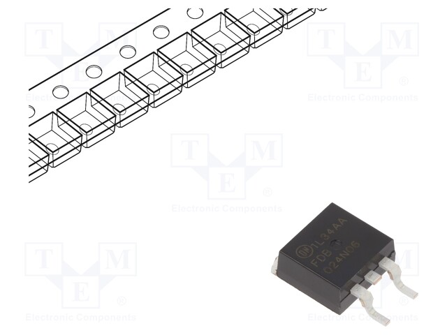 Transistor: N-MOSFET; unipolar; 60V; 190A; Idm: 1060A; 395W; D2PAK