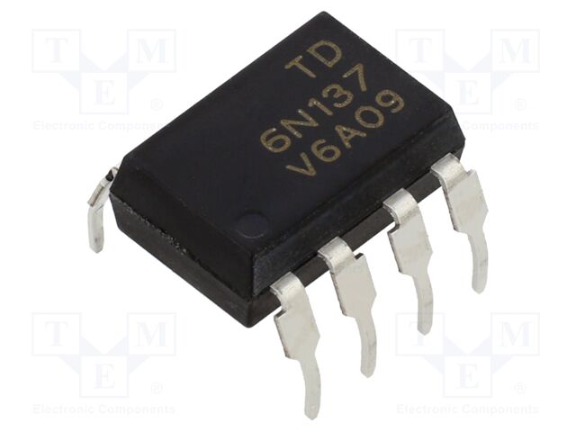 Optocoupler; THT; OUT: logic; 5kV; DIP8 Gullwing; Colour: black